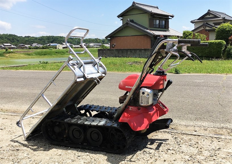 ホンダ クローラ運搬車 手動ダンプ HP250 :農機具、トラクター、重機等